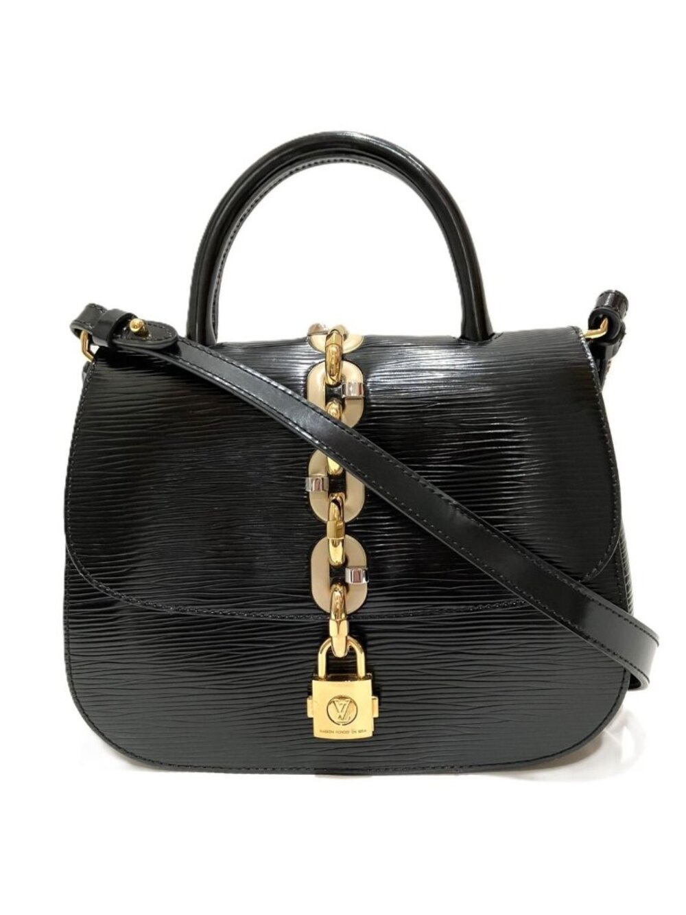 Louis Vuitton Chain It Epi Shoulder Bag Leather